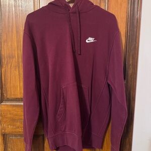 Nike Men's Maroon Hoodie
